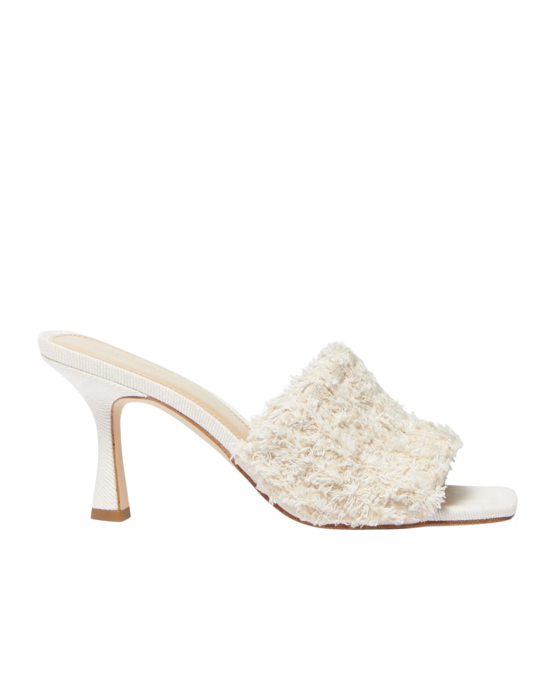 Michael Kors Tessa Tannin Muller High Heeled Sandals In White