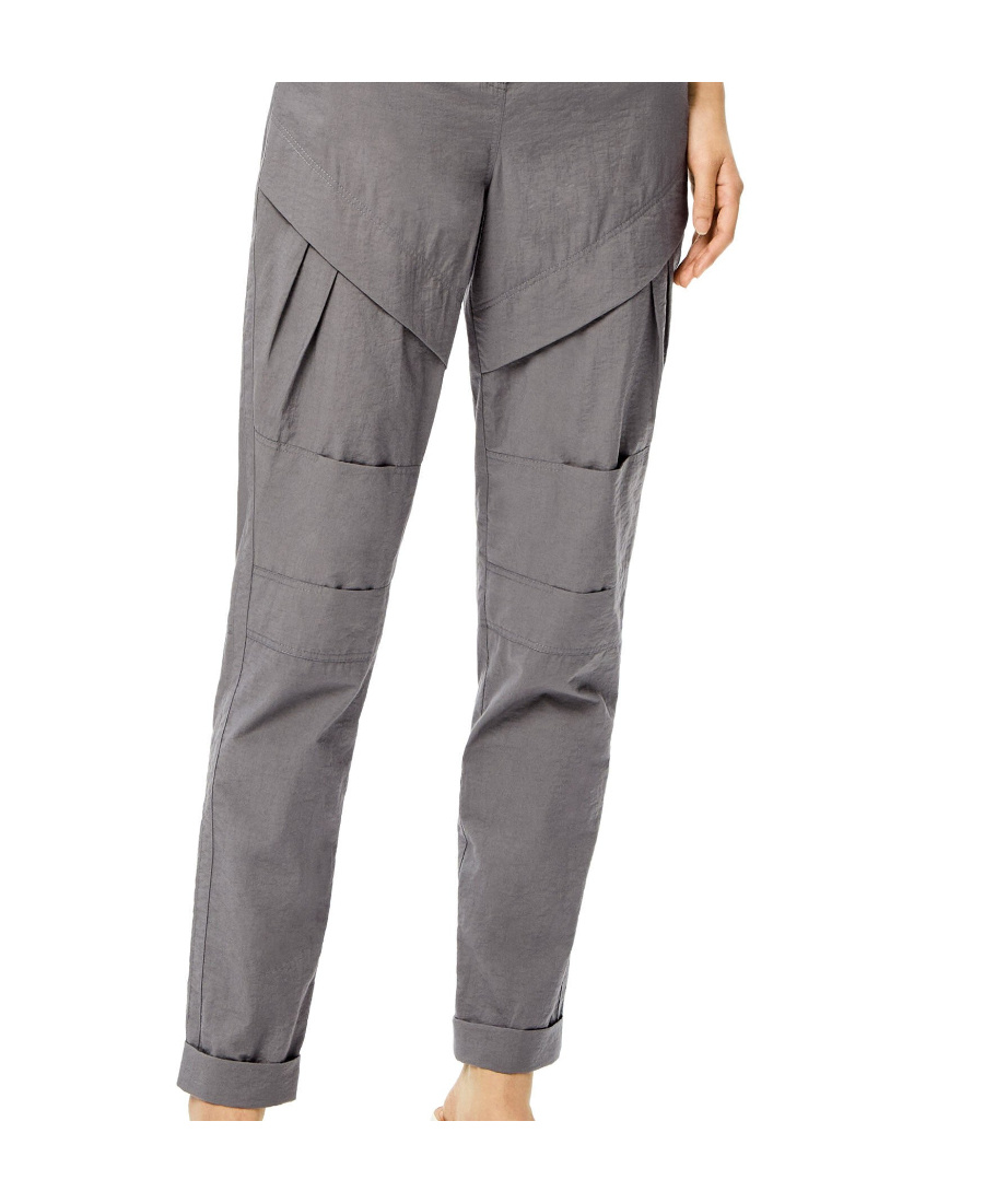 Loewe High-waisted Pleated Casual Pants In Gray
