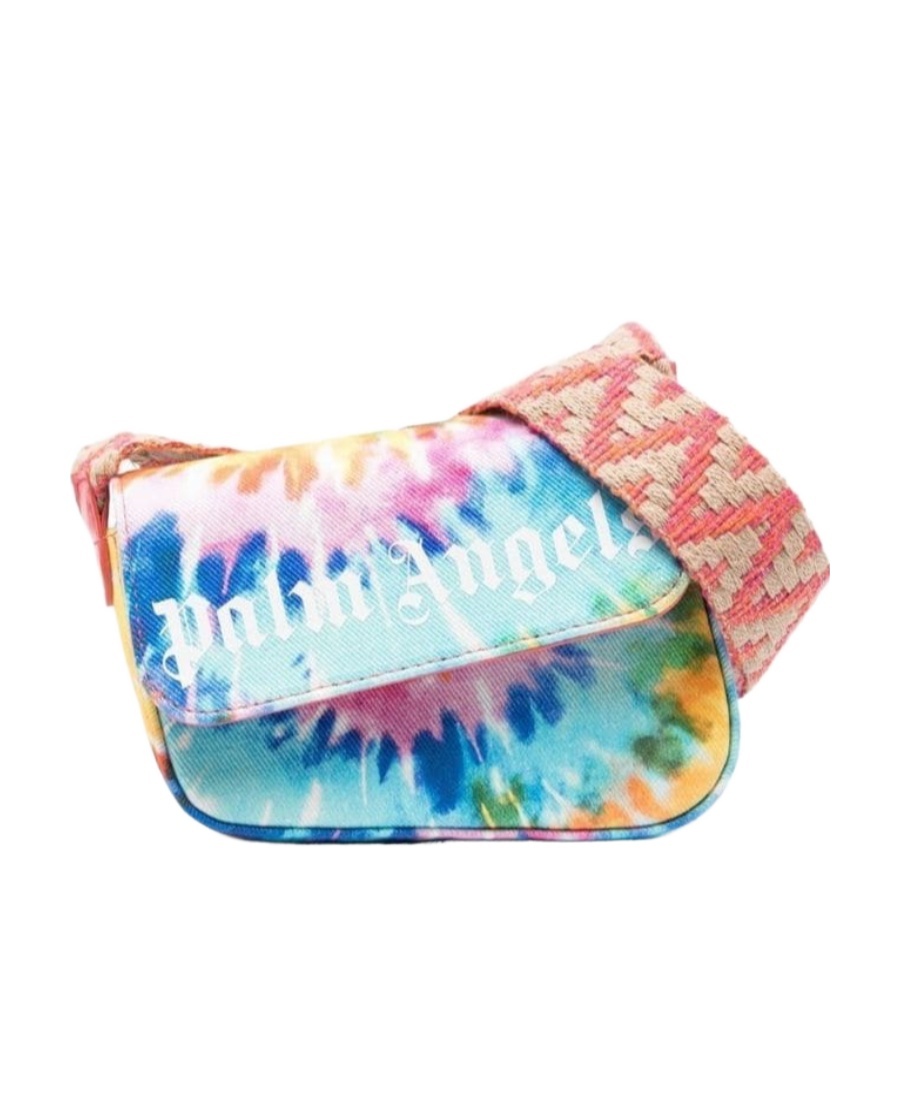 Palm Angels Tie-dye Asymmetric Bag In Blue