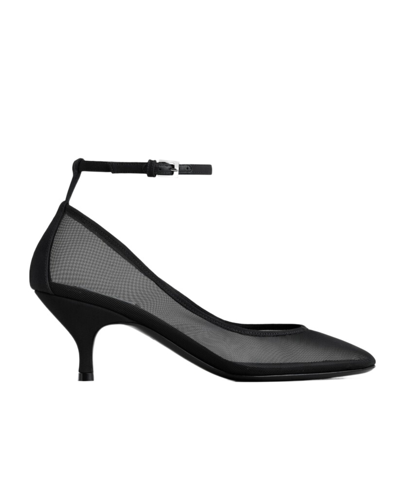Alaïa Strappy Pumps In Mesh In Black