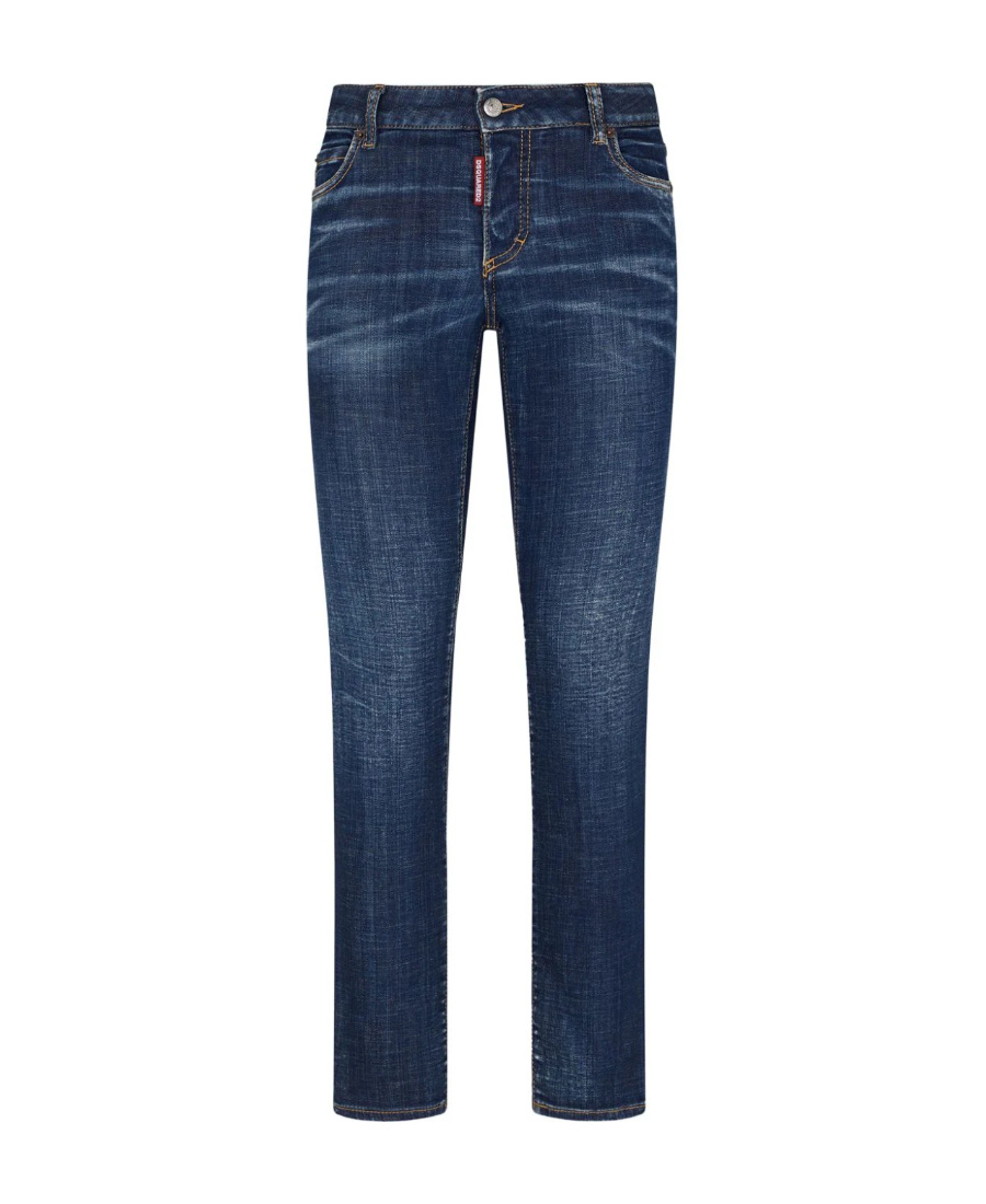 Dsquared2 Mid-rise Skinny Jeans In Blue