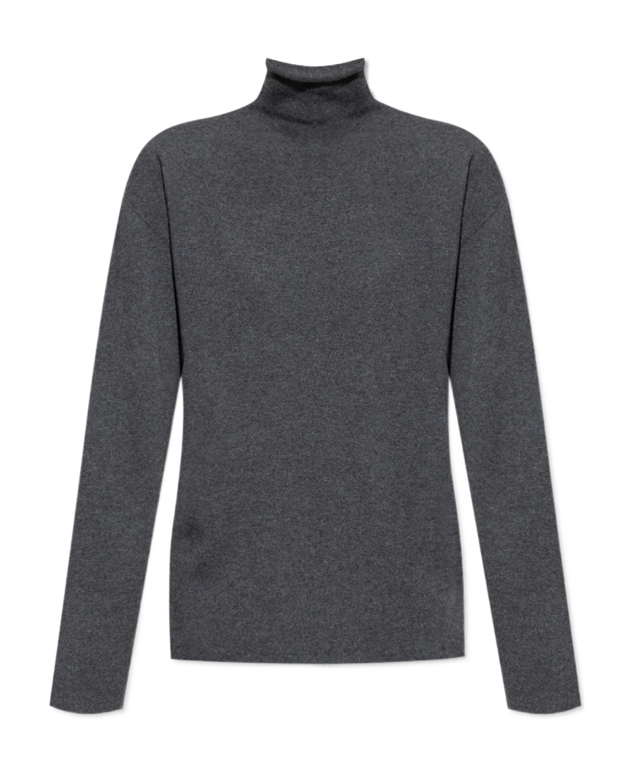 Jil Sander Mock-neck Knitted Jumper In Green
