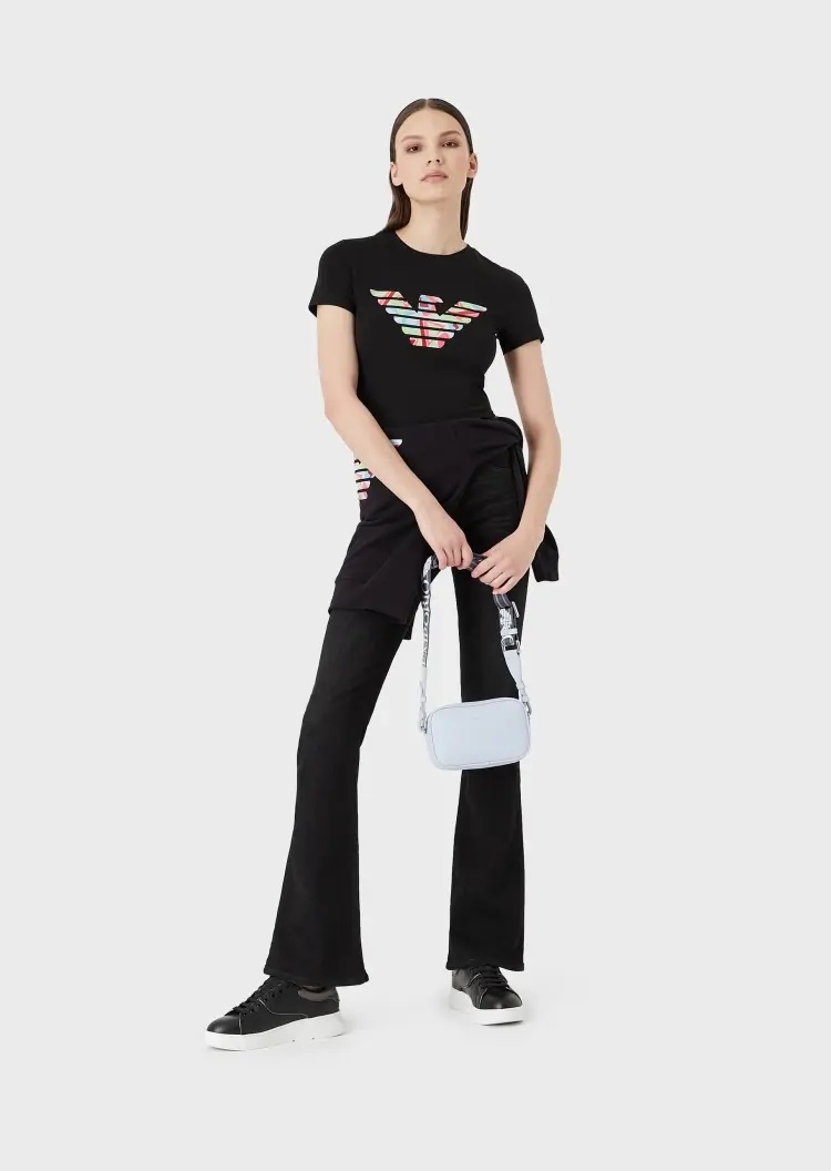 EMPORIO ARMANI LOGO-PRINT T-SHIRT
