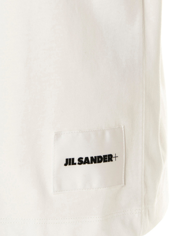 JIL SANDER T-SHIRT WITH ROUND NECK AND SHORT SLEEVES