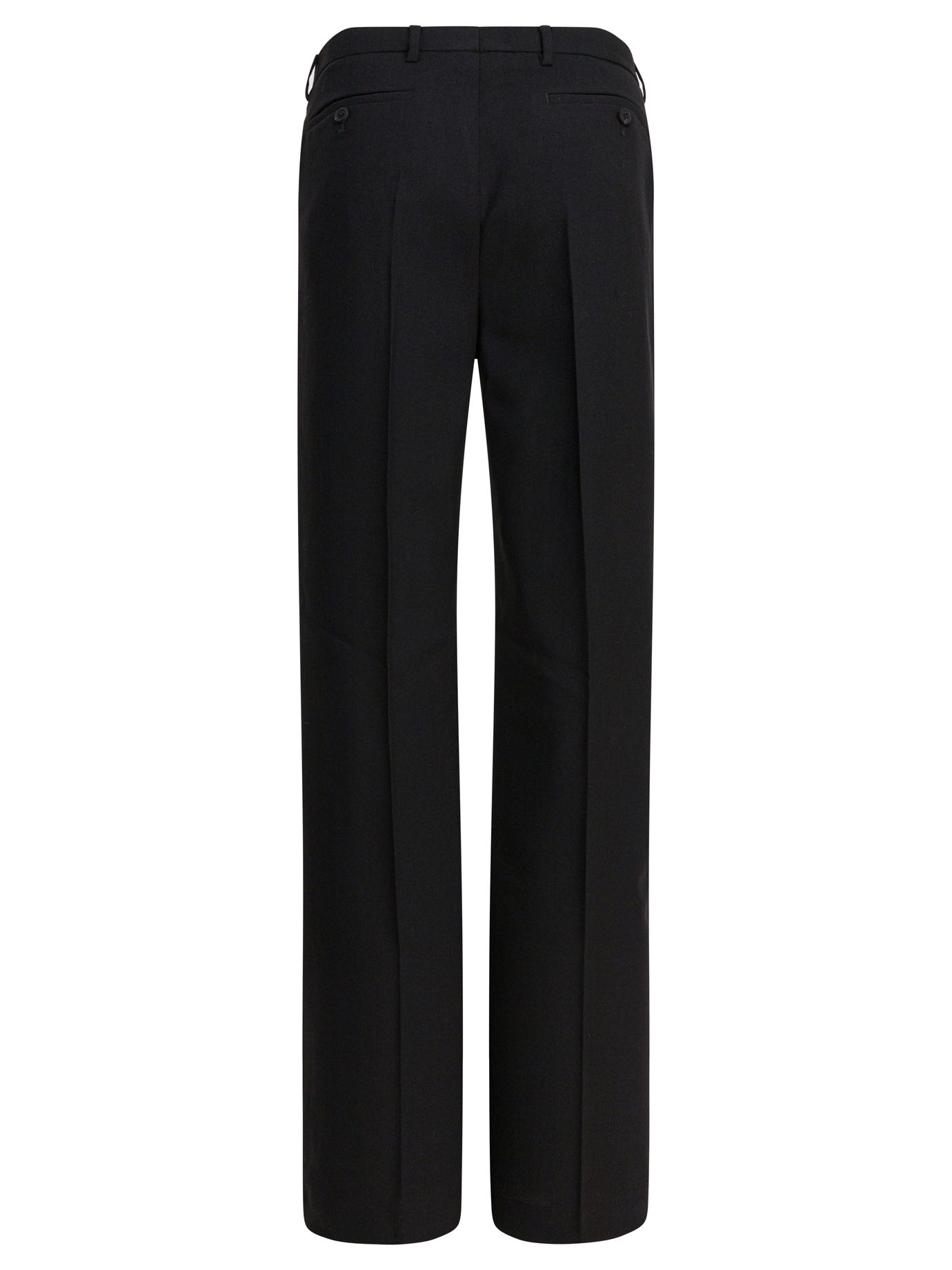 Rick Owens Belt Loop Casual Pants In Black