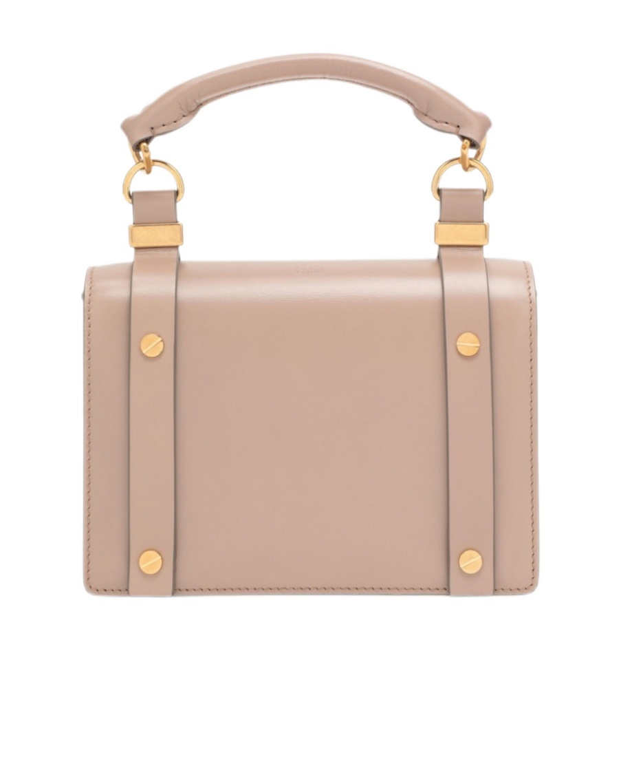 Chloé Chloe Woman Powder Pink Leather Small Ora Handbag In Nude