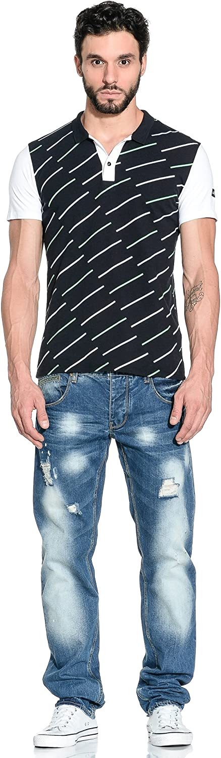 ARMANI JEANS LOGO DETAILS POLO SHIRT