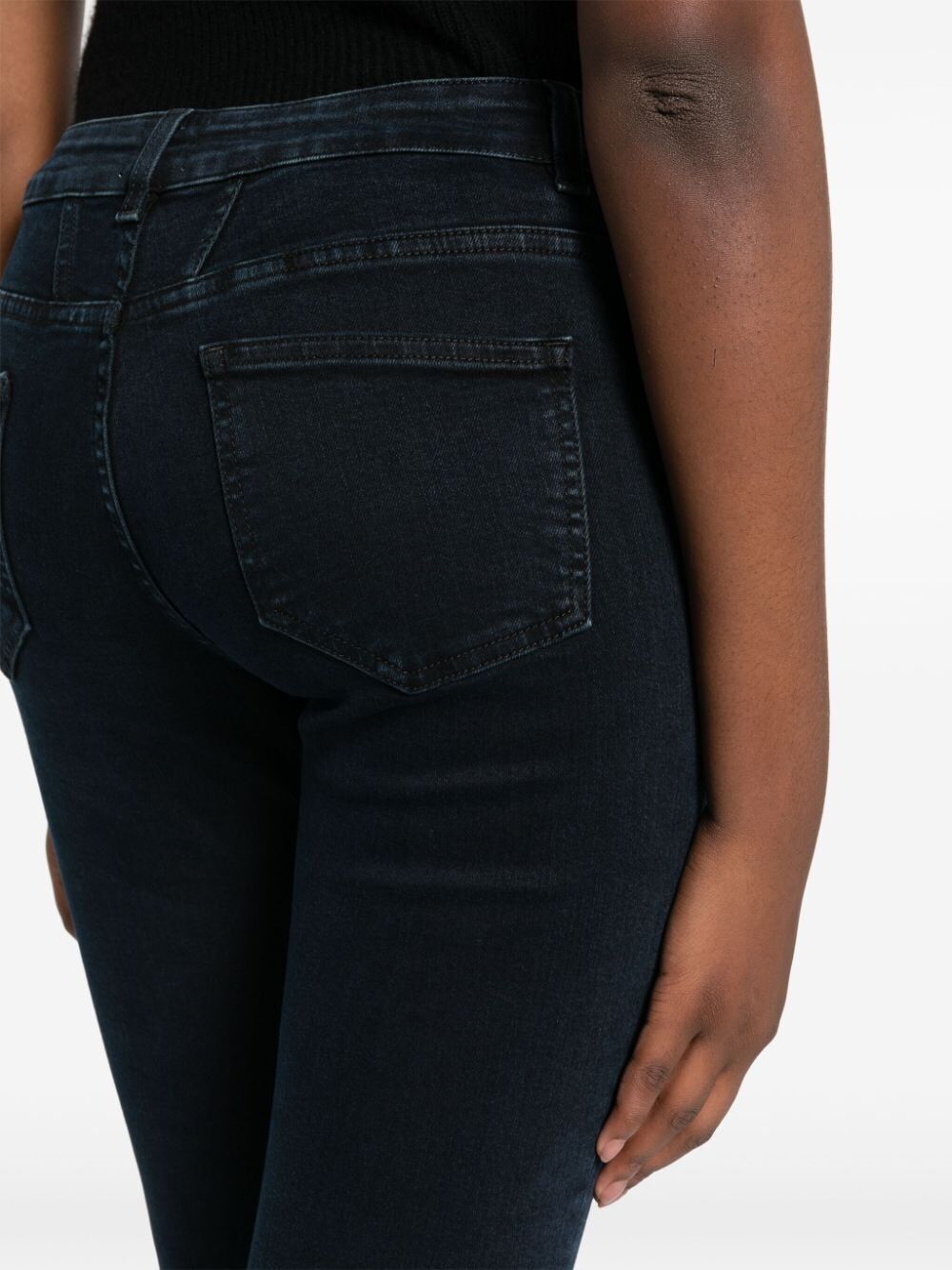 Closed Baker Mid-rise Skinny Jeans In Black