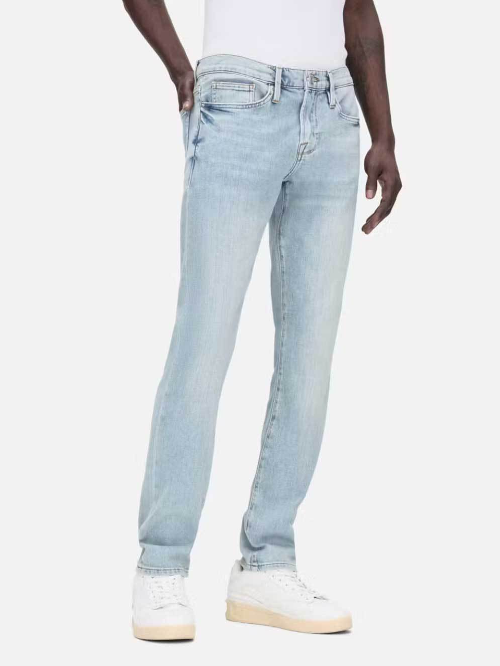 Frame Denim North Sea Straight Jean In Gray