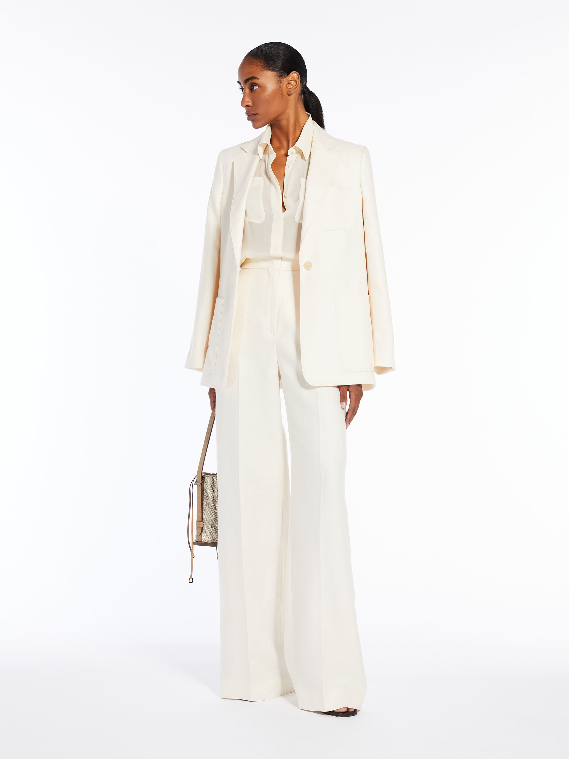 Max Mara Ercole Cami-top-casac+1pezzo In White