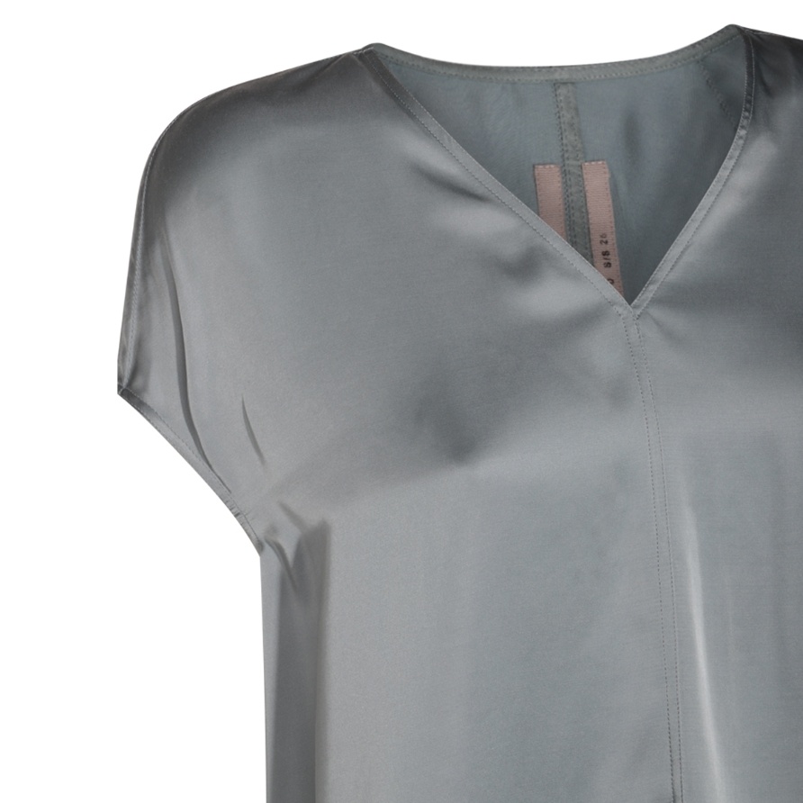 Rick Owens V-neck T-shirt In Gray