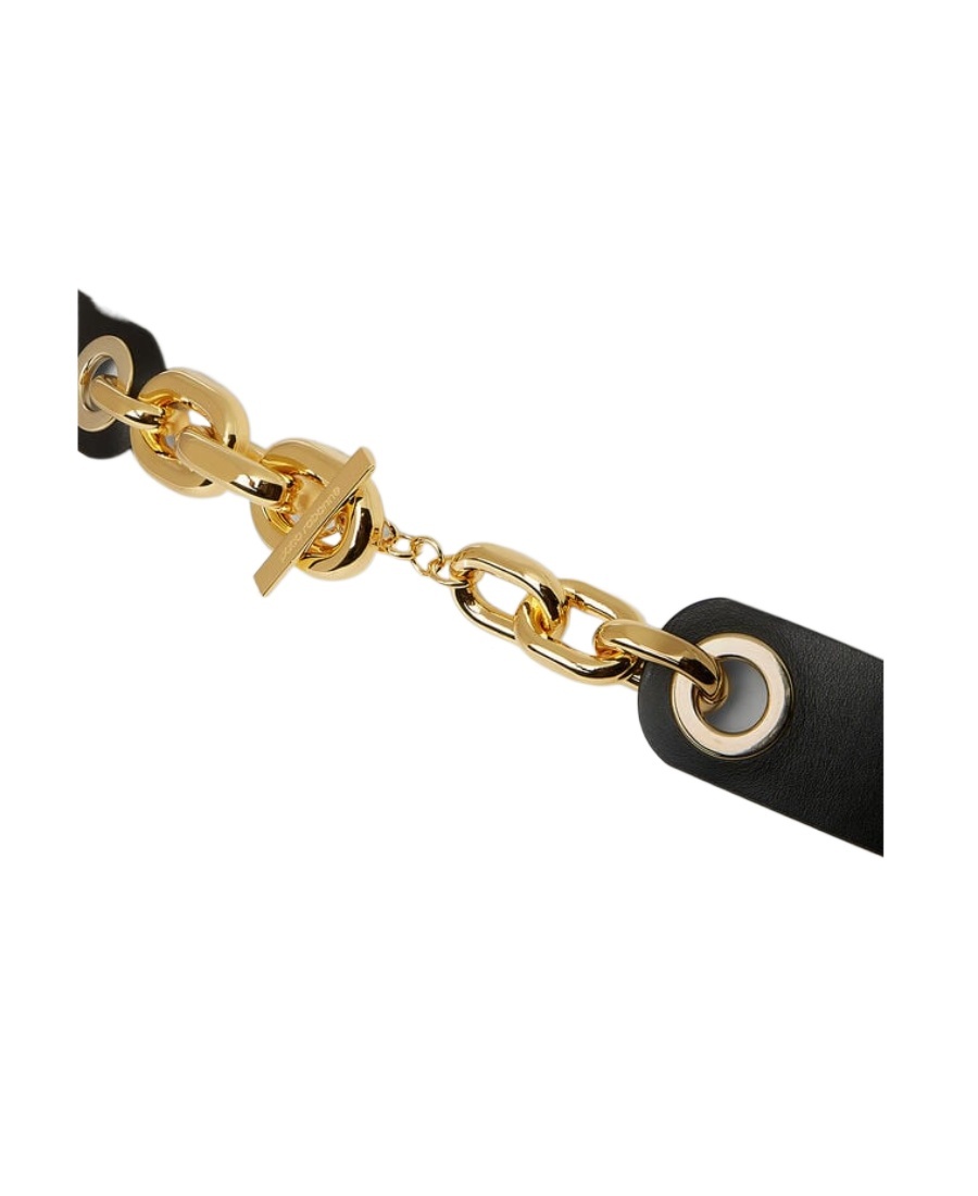 Rabanne Xl Chain-link Belt In Nude