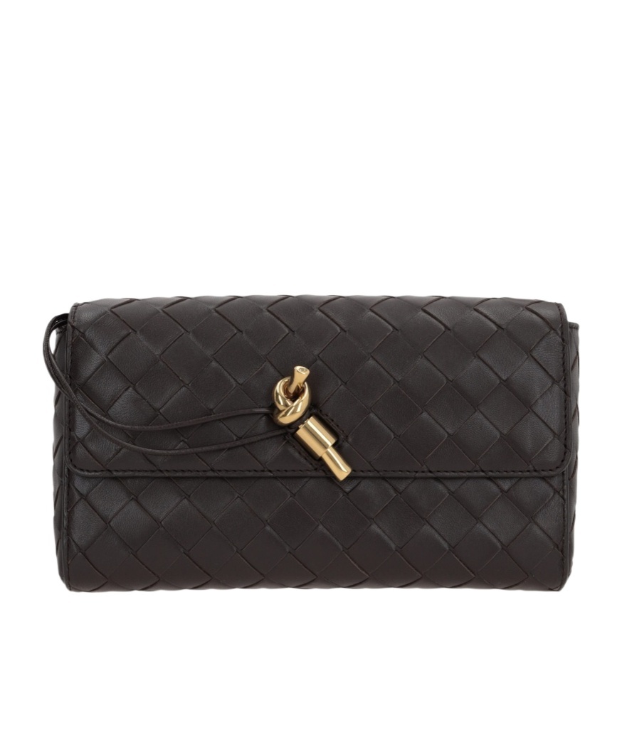 Bottega Veneta Mini Andiamo Bolted Shoulder Bag In Black