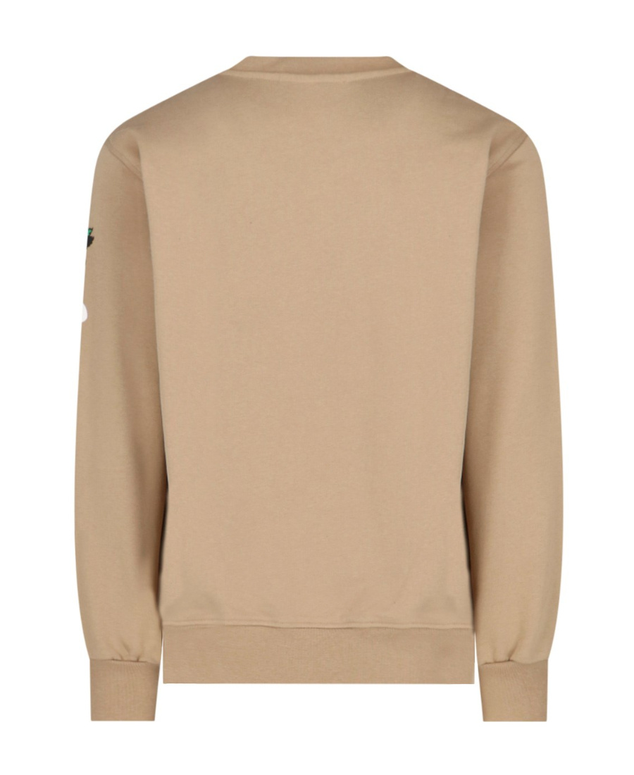 Barrow Logo-print Cotton Sweatshirt In Nude