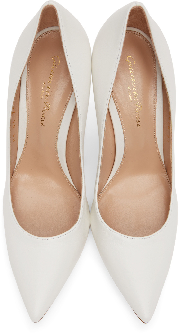 Gianvito Rossi Gianvito Pointed Toe Pumps In White