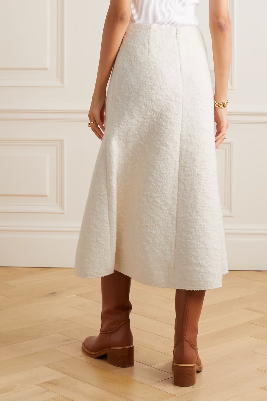 Chloé Circle? Medium-length Skirt In White