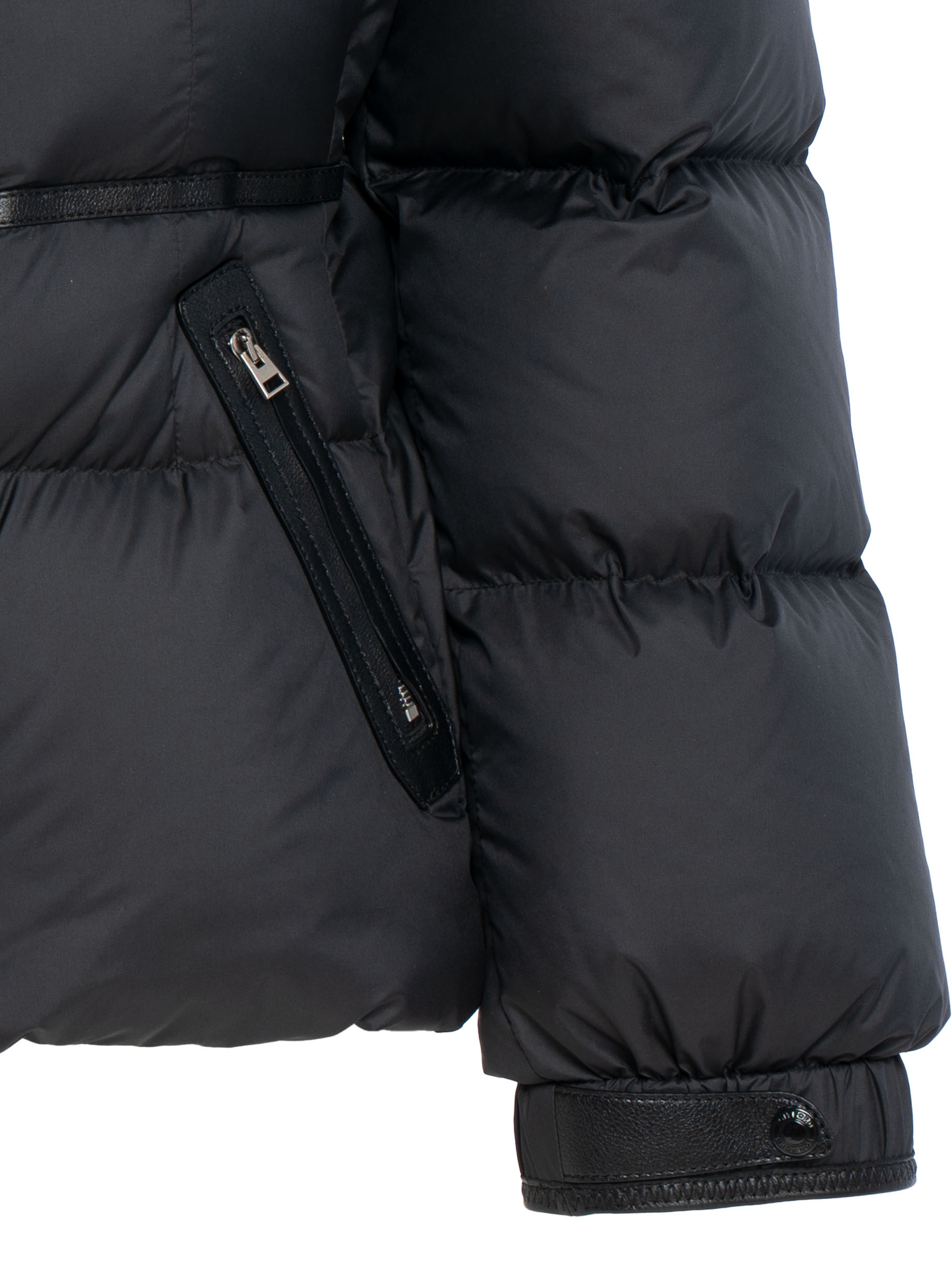 Tom Ford High-neck Zip-up Puffer Jacket In Black