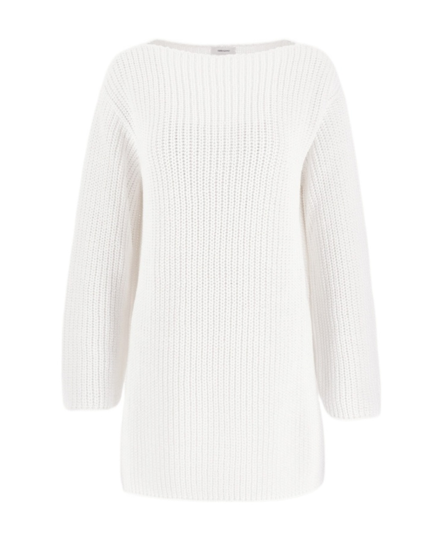 Ferragamo Cotton Knitwear In White