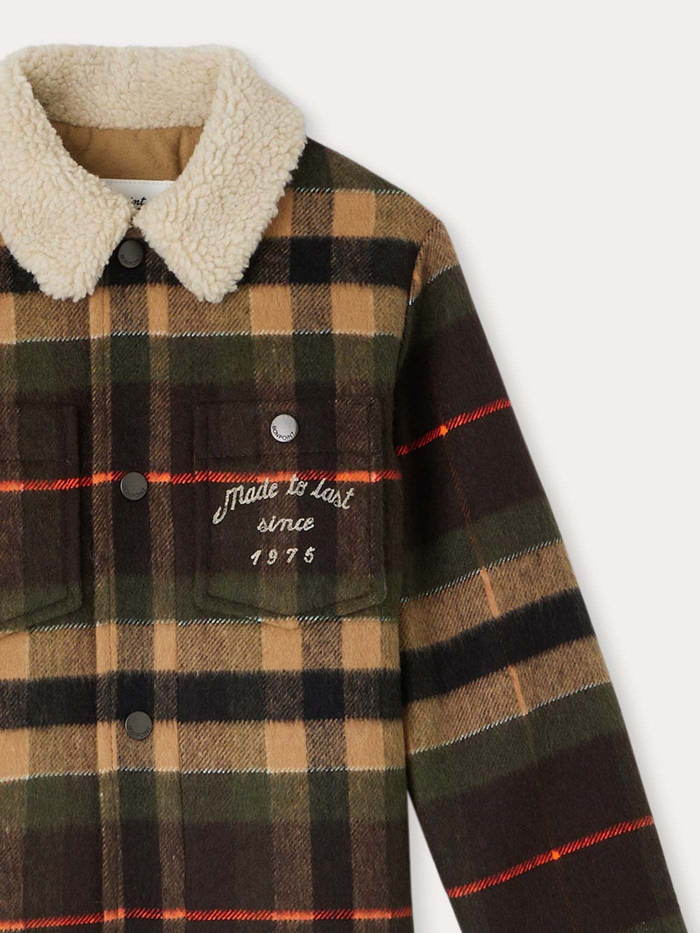 Bonpoint Checked Jacket In Black