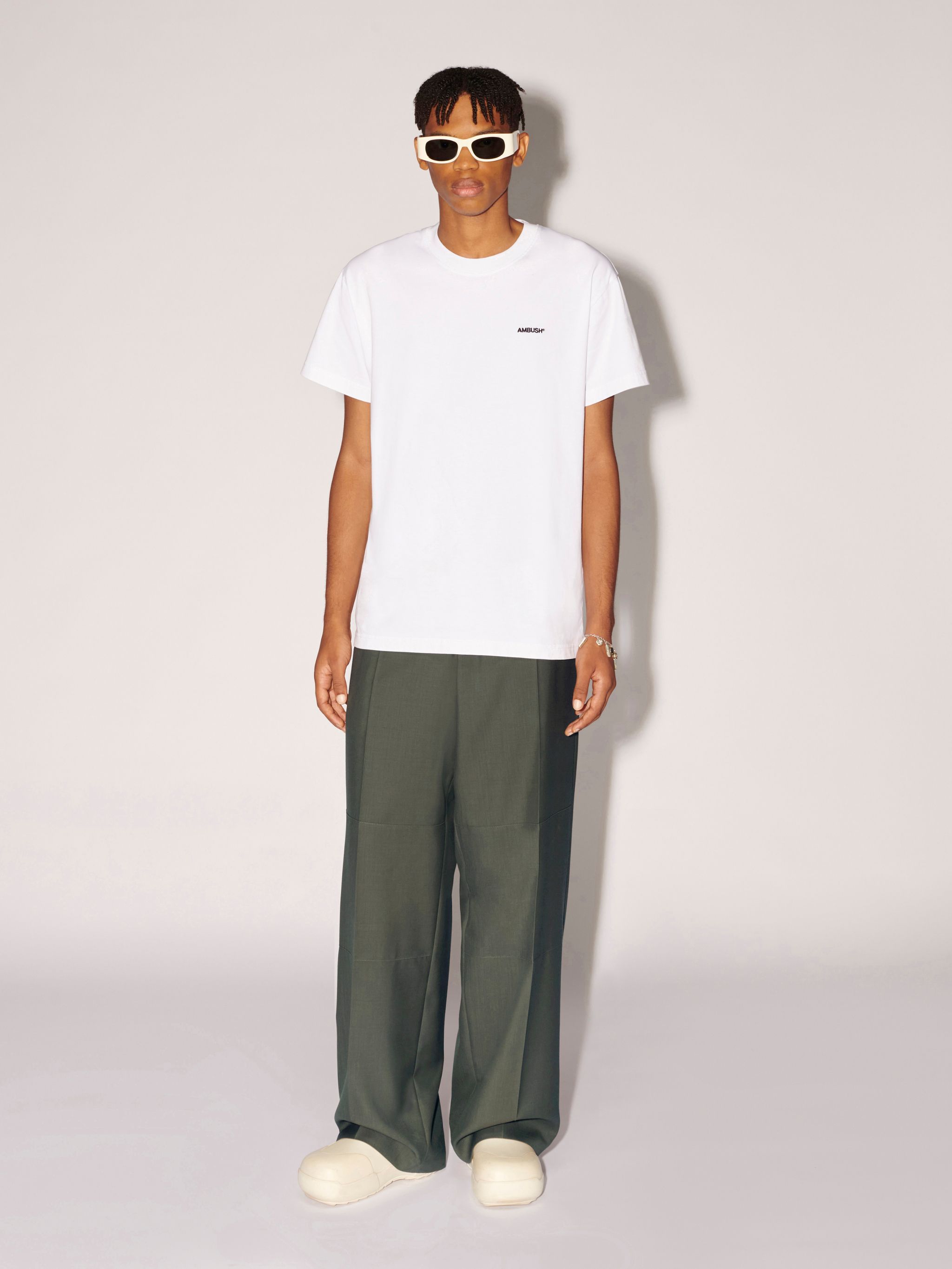 Ambush Set Di T-shirt In Cotone Bianco Uomo In White