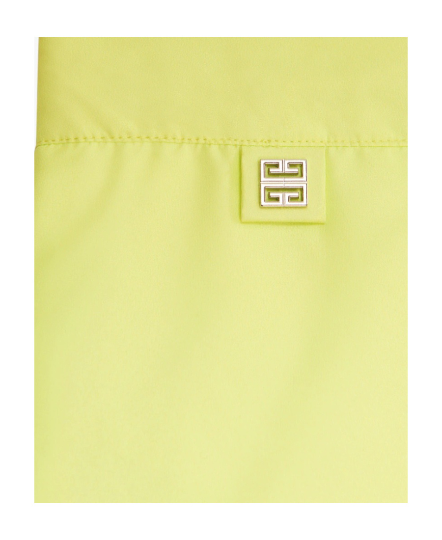 Givenchy Printed Swimming Trunks In Yellow