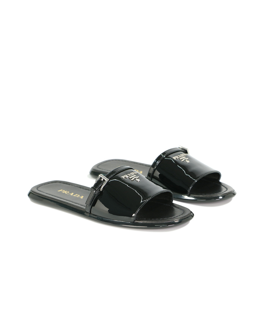 PRADA LOGO SANDALS