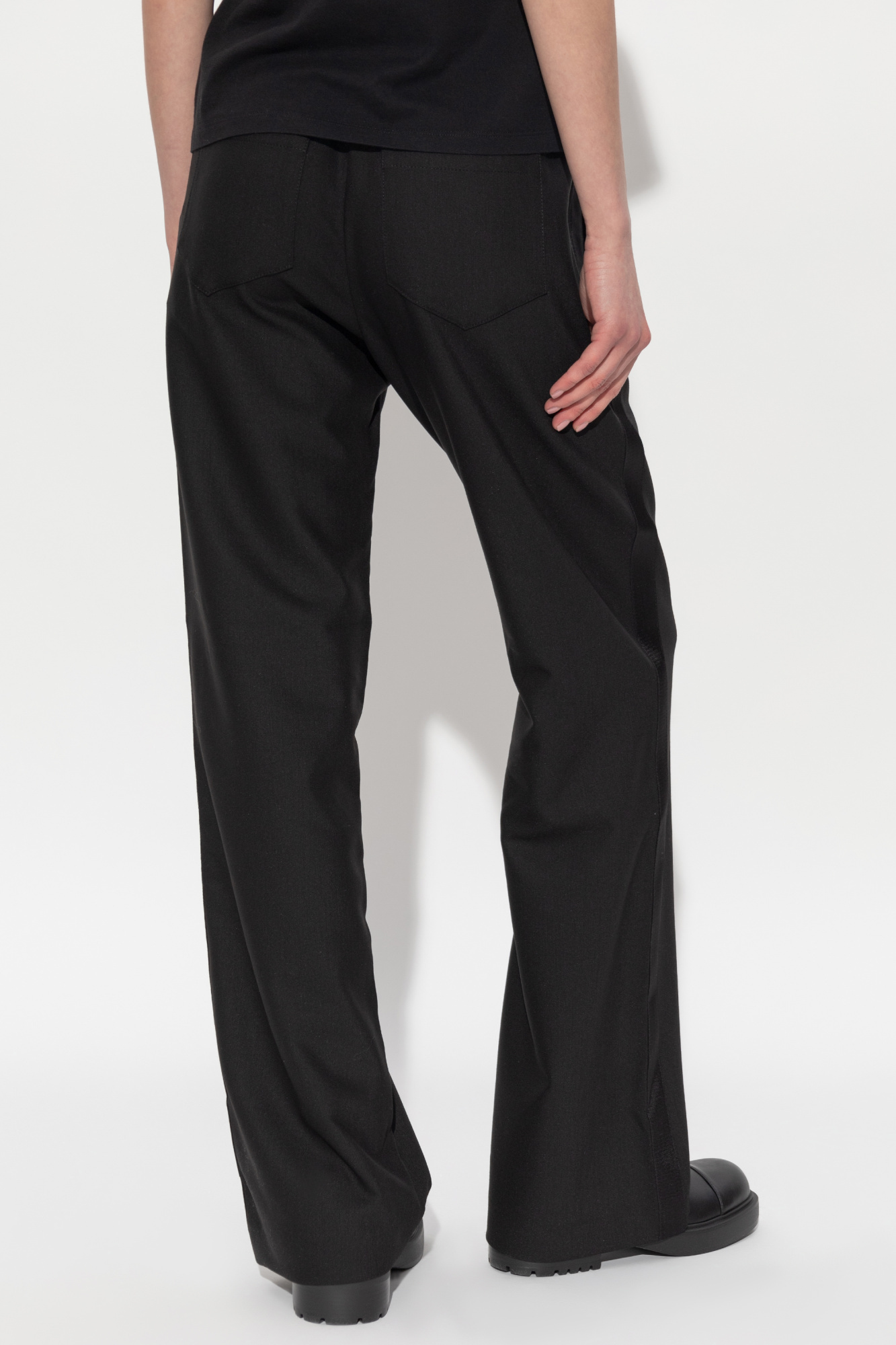 Zadig & Voltaire Drawstring Casual Pants In Black