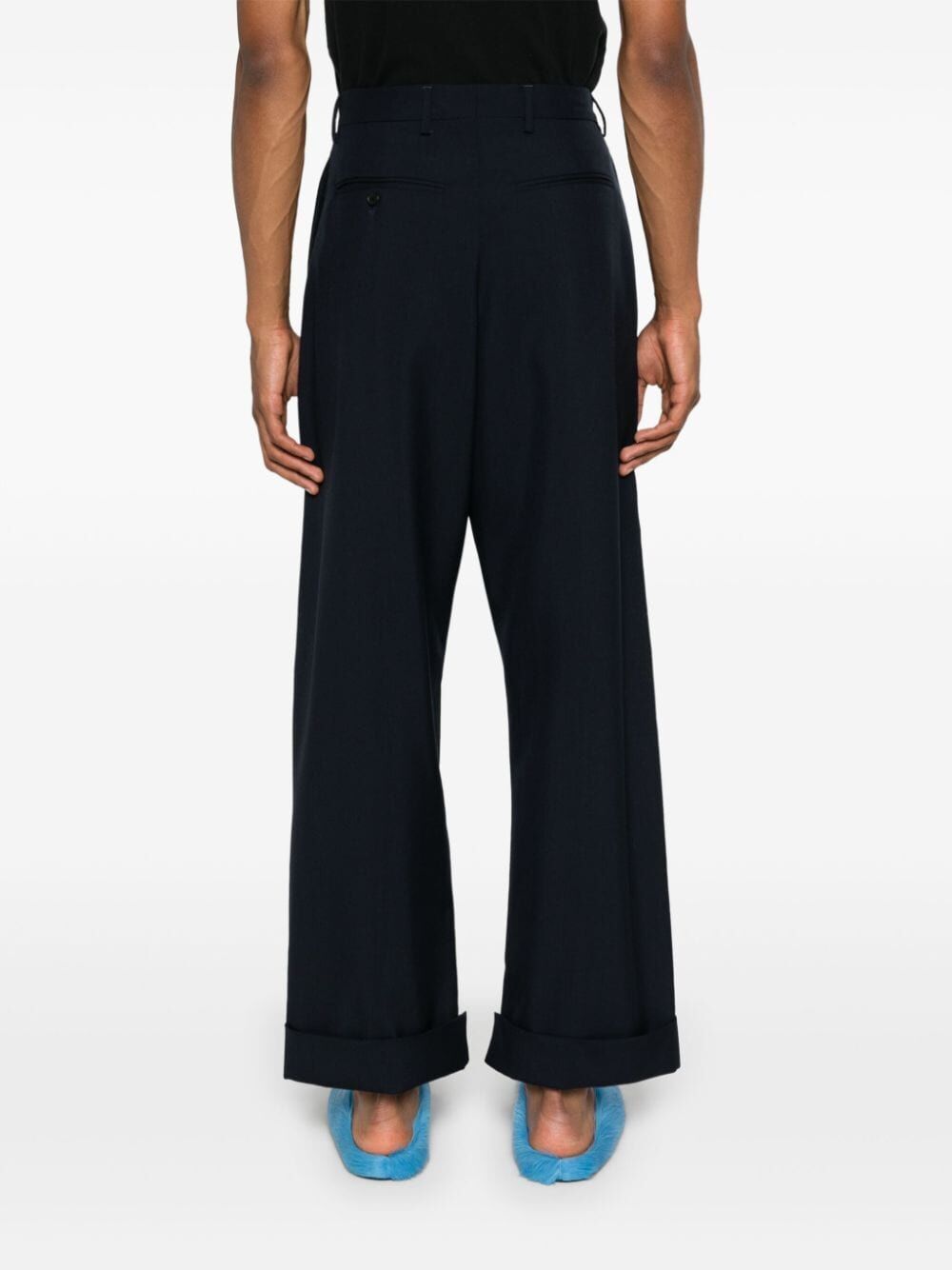 Marni Wide-leg Tailored Trousers In Black