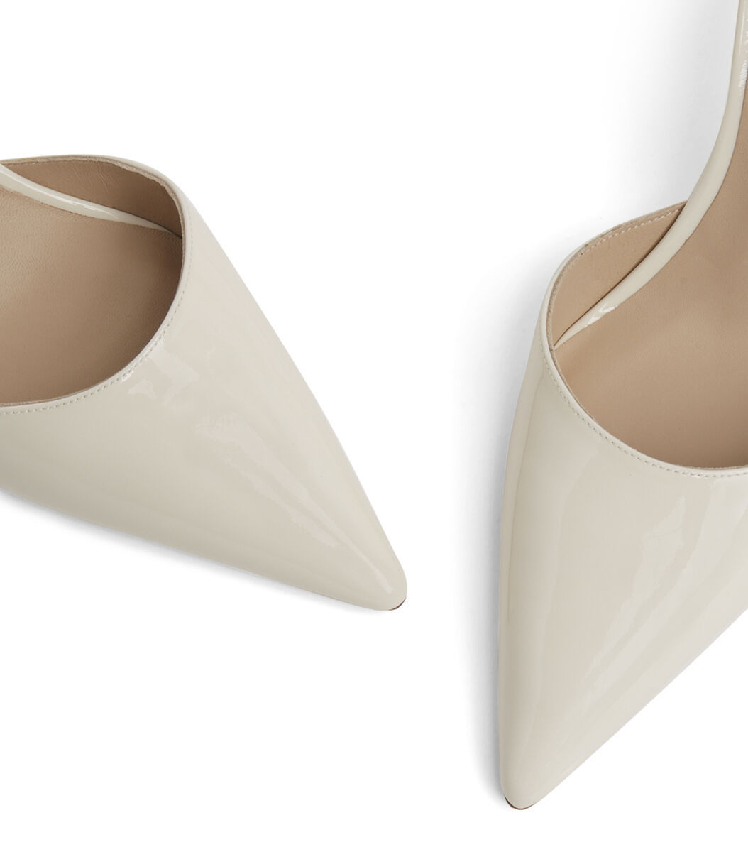 Stuart Weitzman Stuart 85mm Pointed-toe Pumps In White