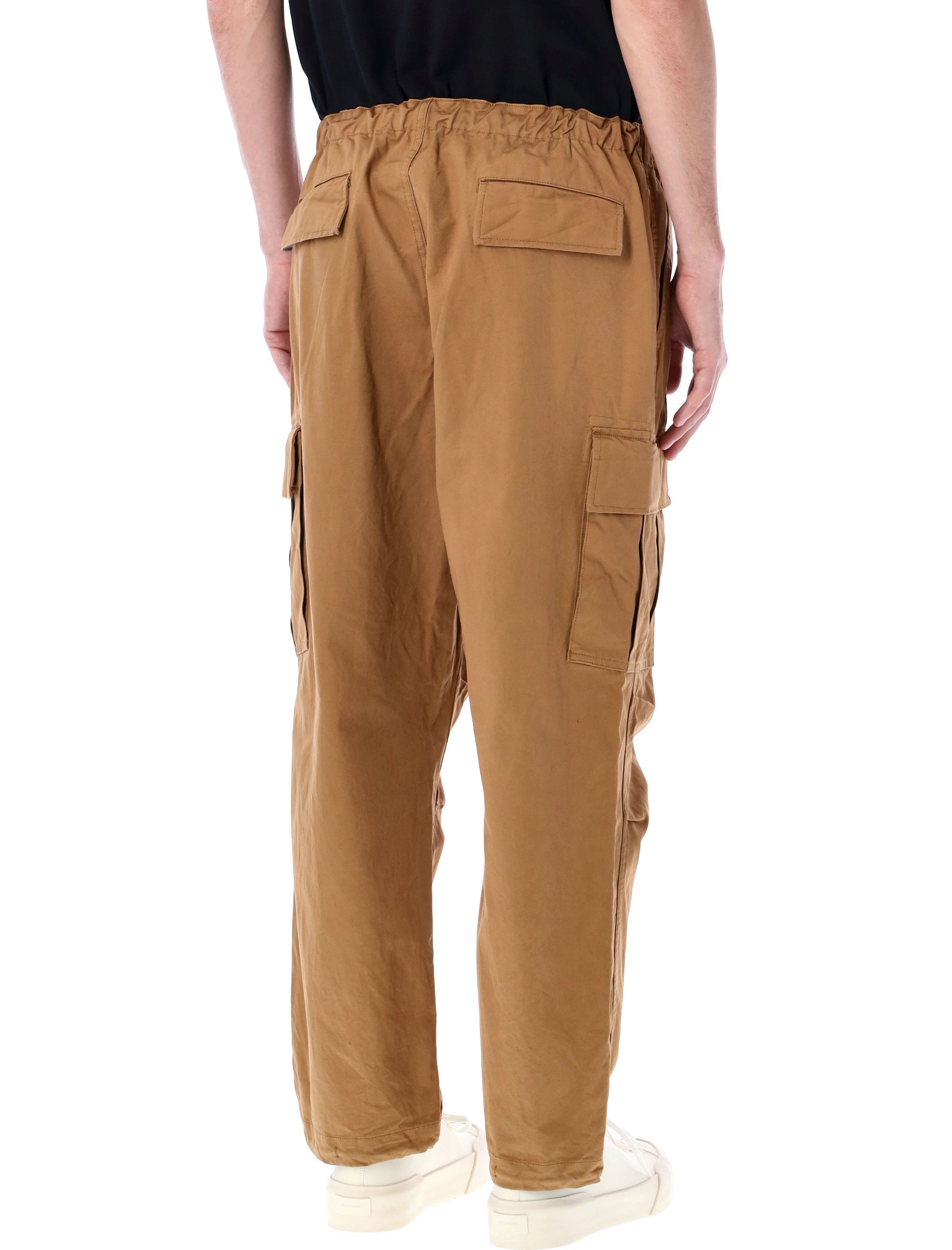 Comme Des Garçons Jogging Cargo Pants In Brown