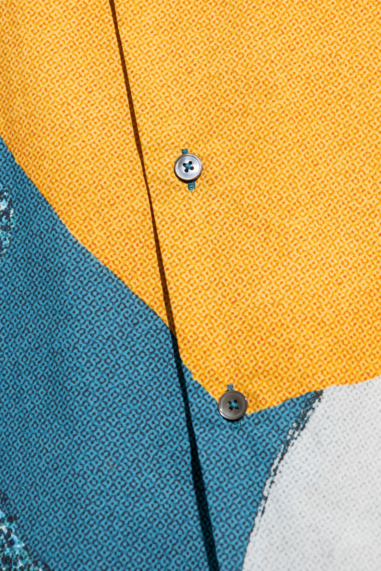 Shop Paul Smith Rug-print Cotton Shirt In Multicolor
