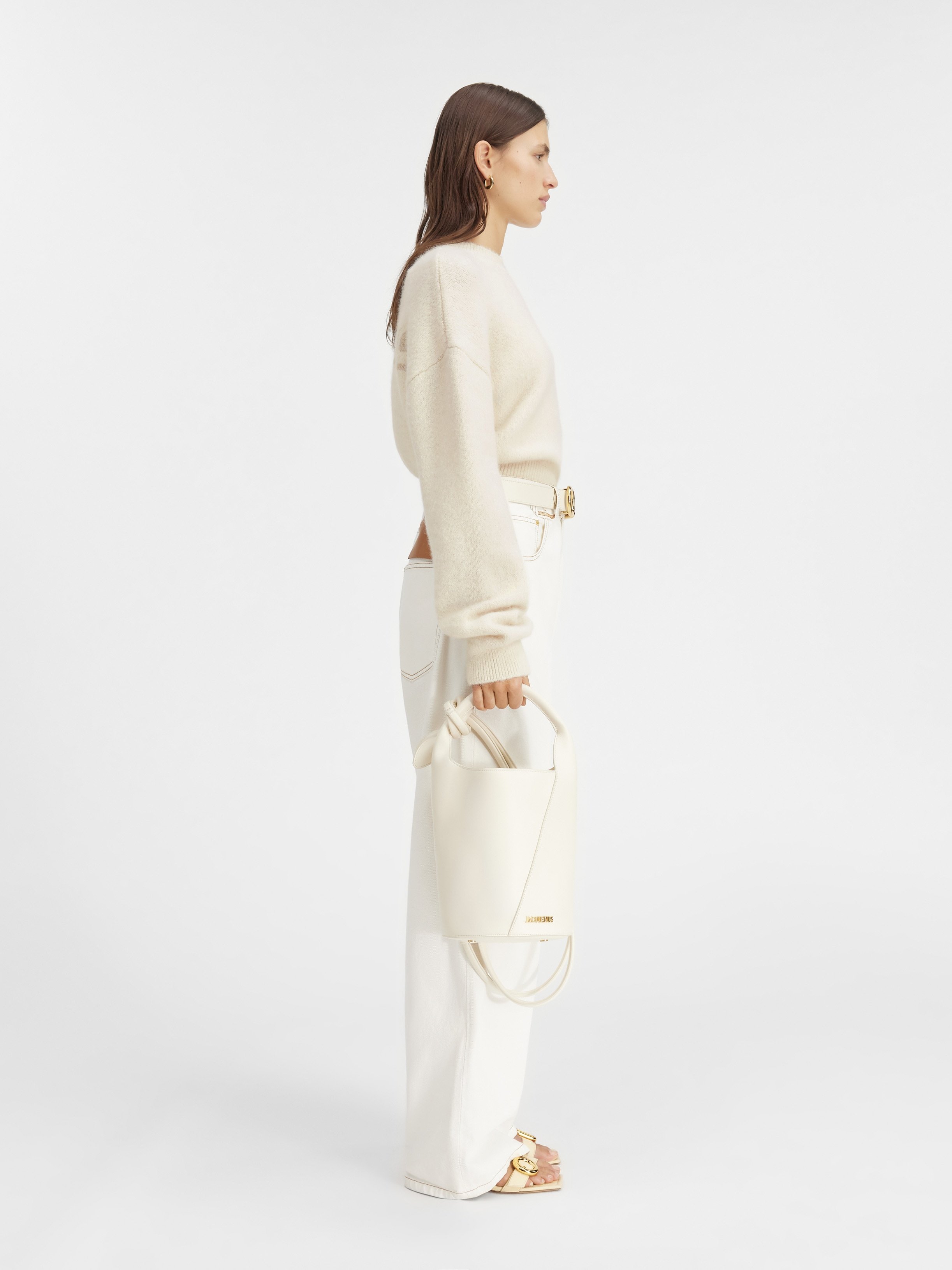 Jacquemus La Maille Sweater In Nude