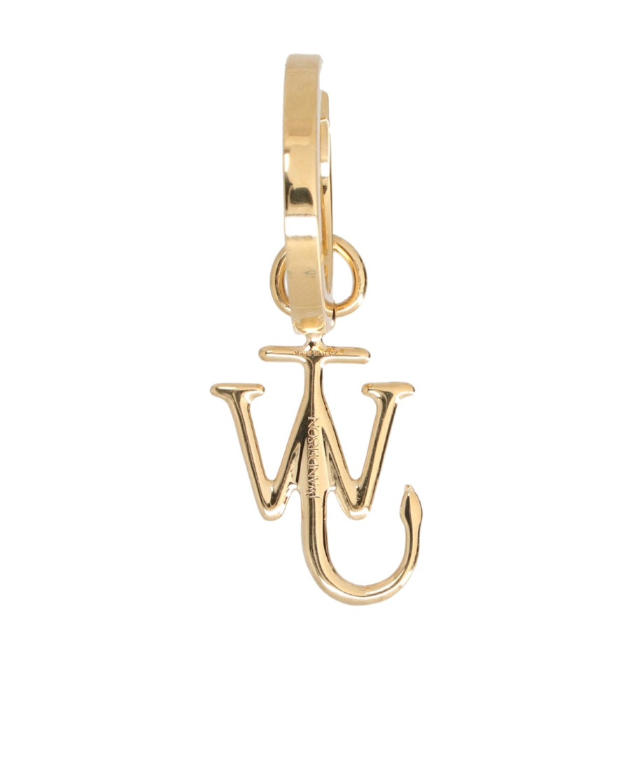 Jw Anderson Jw-initials Anchor Logo Ear Cuff In Yellow