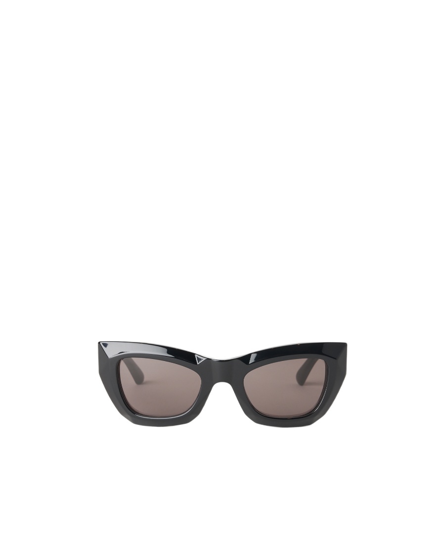 Bottega Veneta Cat Eye Sunglasses In Gray