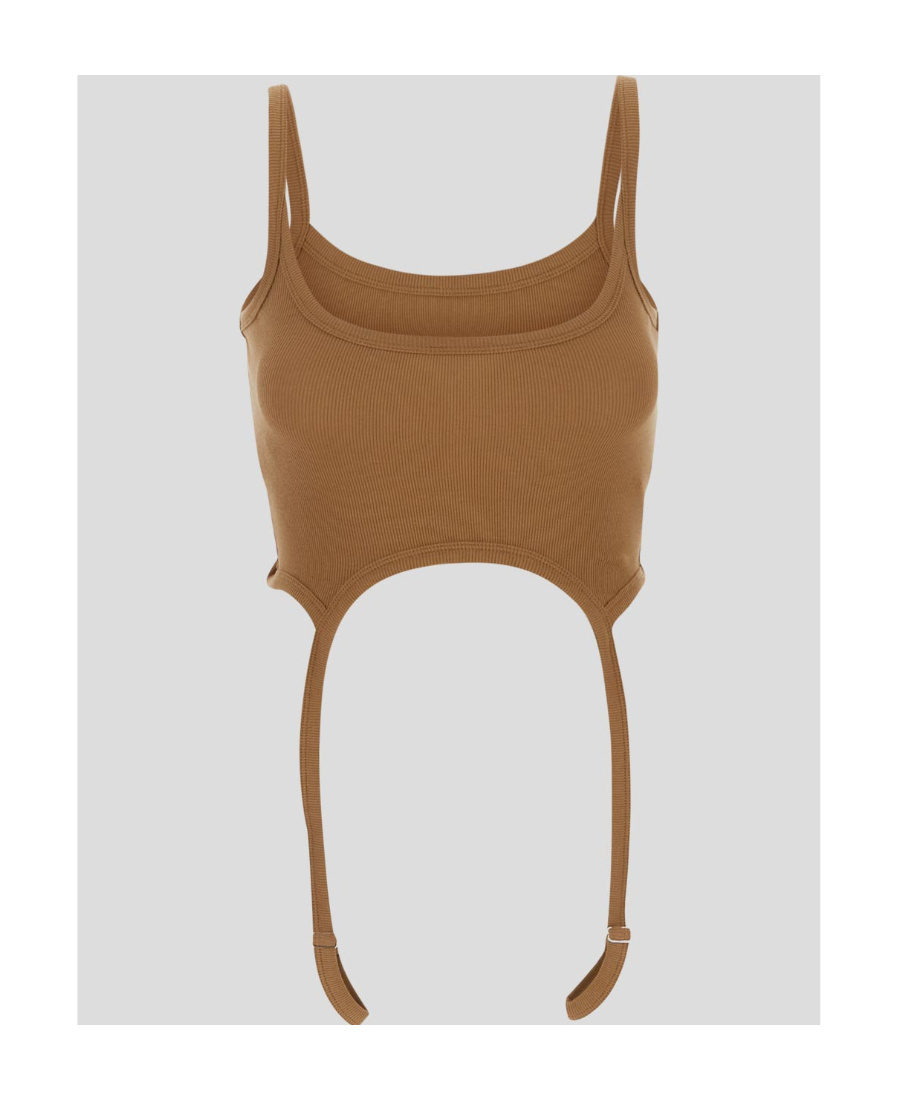 Heron Preston Brown Hooks Tank Top In Brown