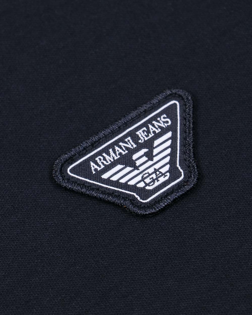 Armani Jeans Logo T-shirt In Black