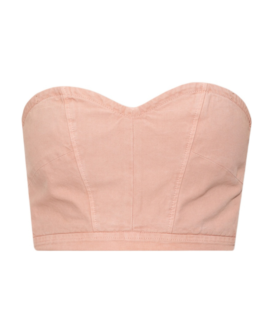 Forte Forte Strapless Vest In Nude