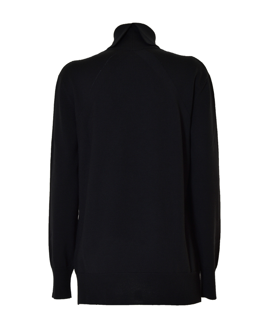 Jil Sander Cashmere High-neck Sweater In Black