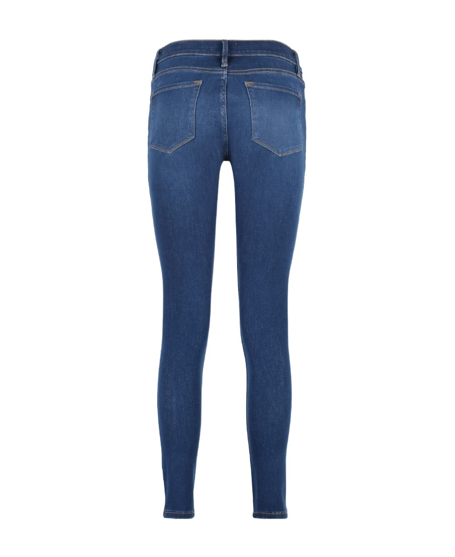 FRAME FRAME MID-RISE SKINNY JEANS 