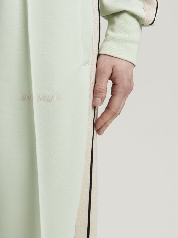 Shop Palm Angels Side Striped Track Trousers In White