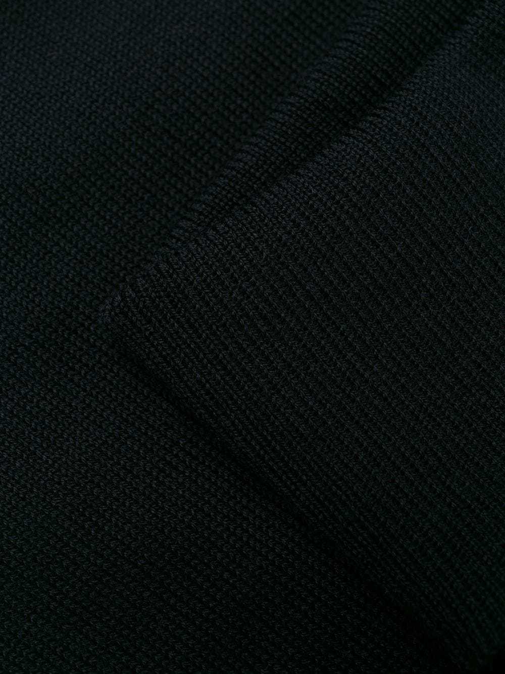 Paul & Shark Turtleneck Virgin Wool Jumper In Black