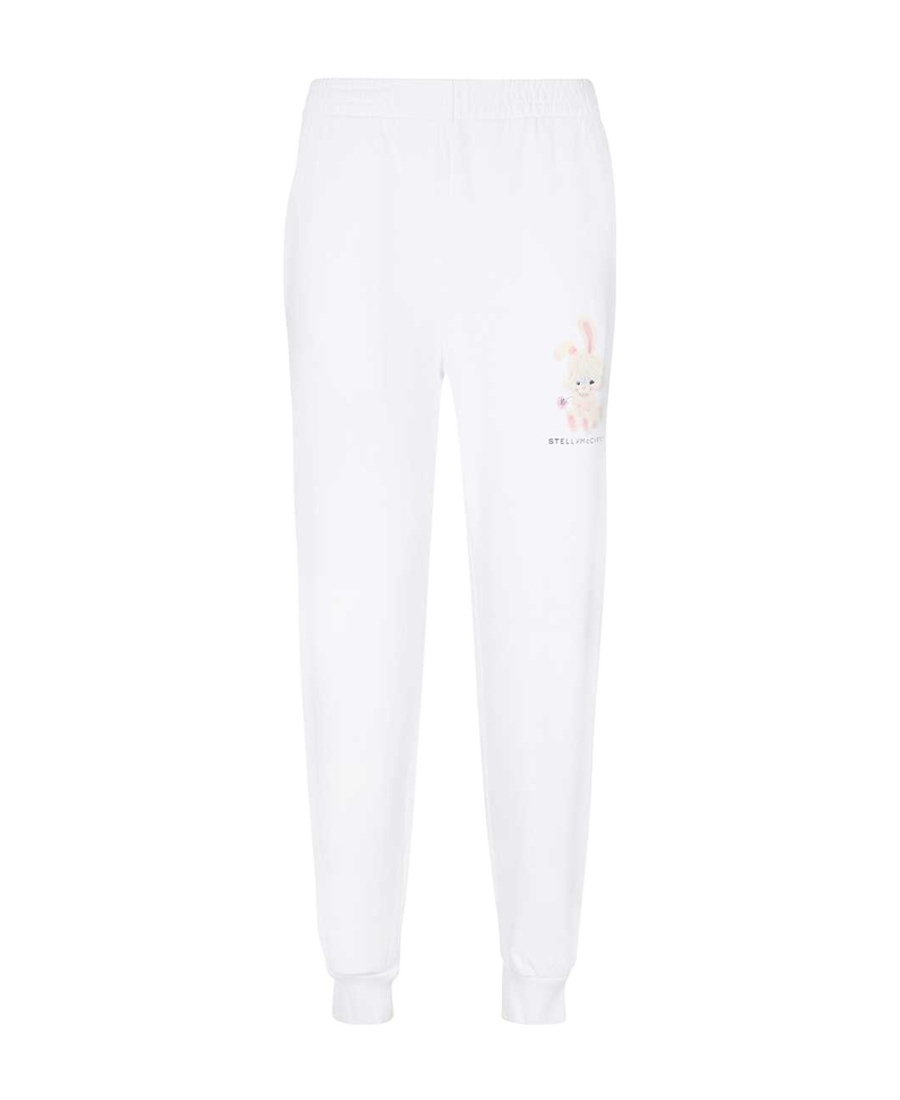 Stella Mccartney Logo Sweatpants In White