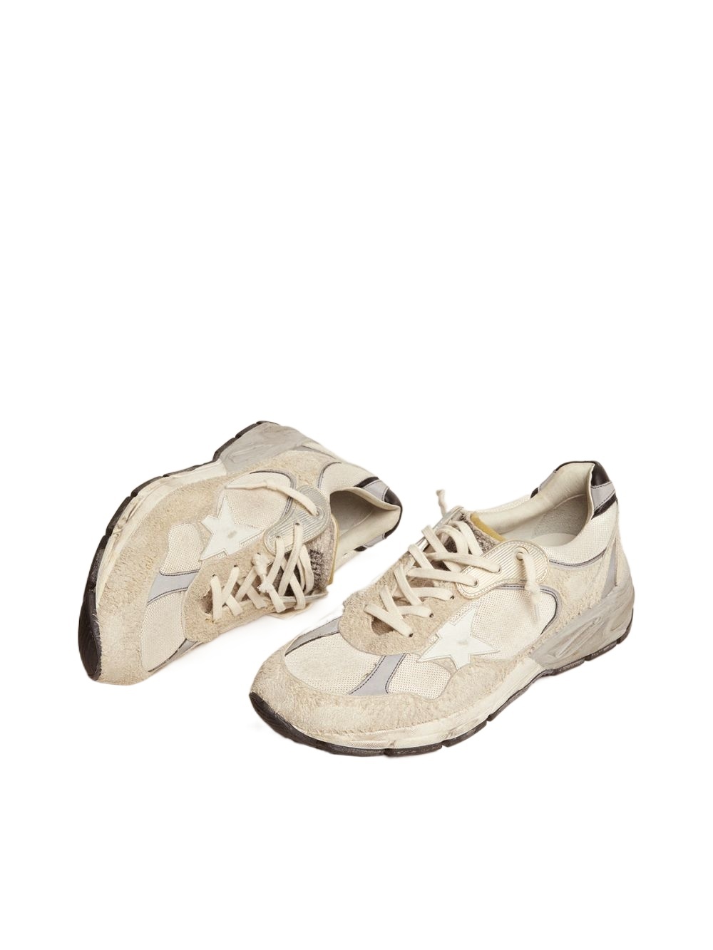 Golden Goose Dad-star Chunky Sneakers In White