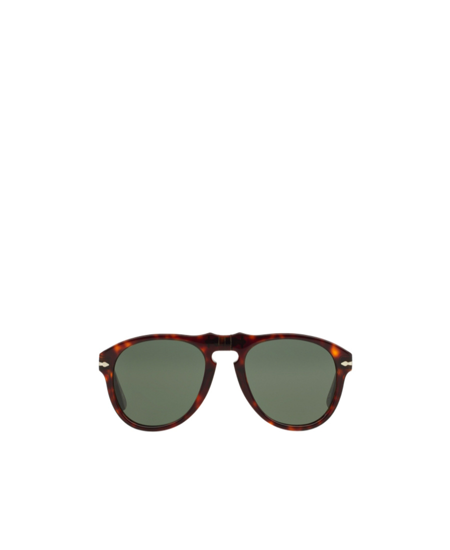 Persol Oval Frame Sunglasses In Green
