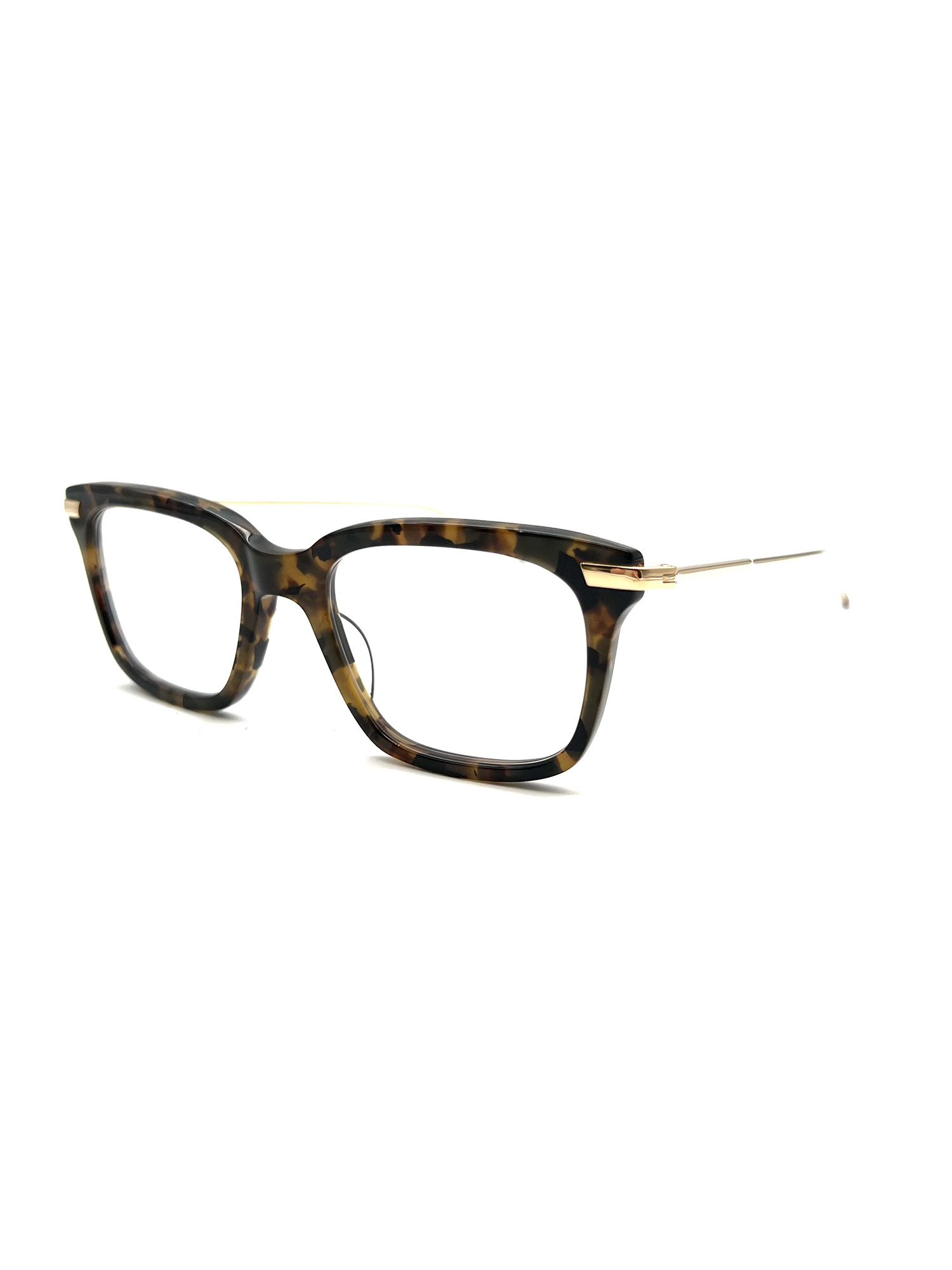 Thom Browne Eyewear Square Frame Glasses In Black