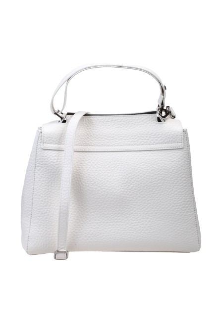 Orciani Logo Top-handle Tote In White