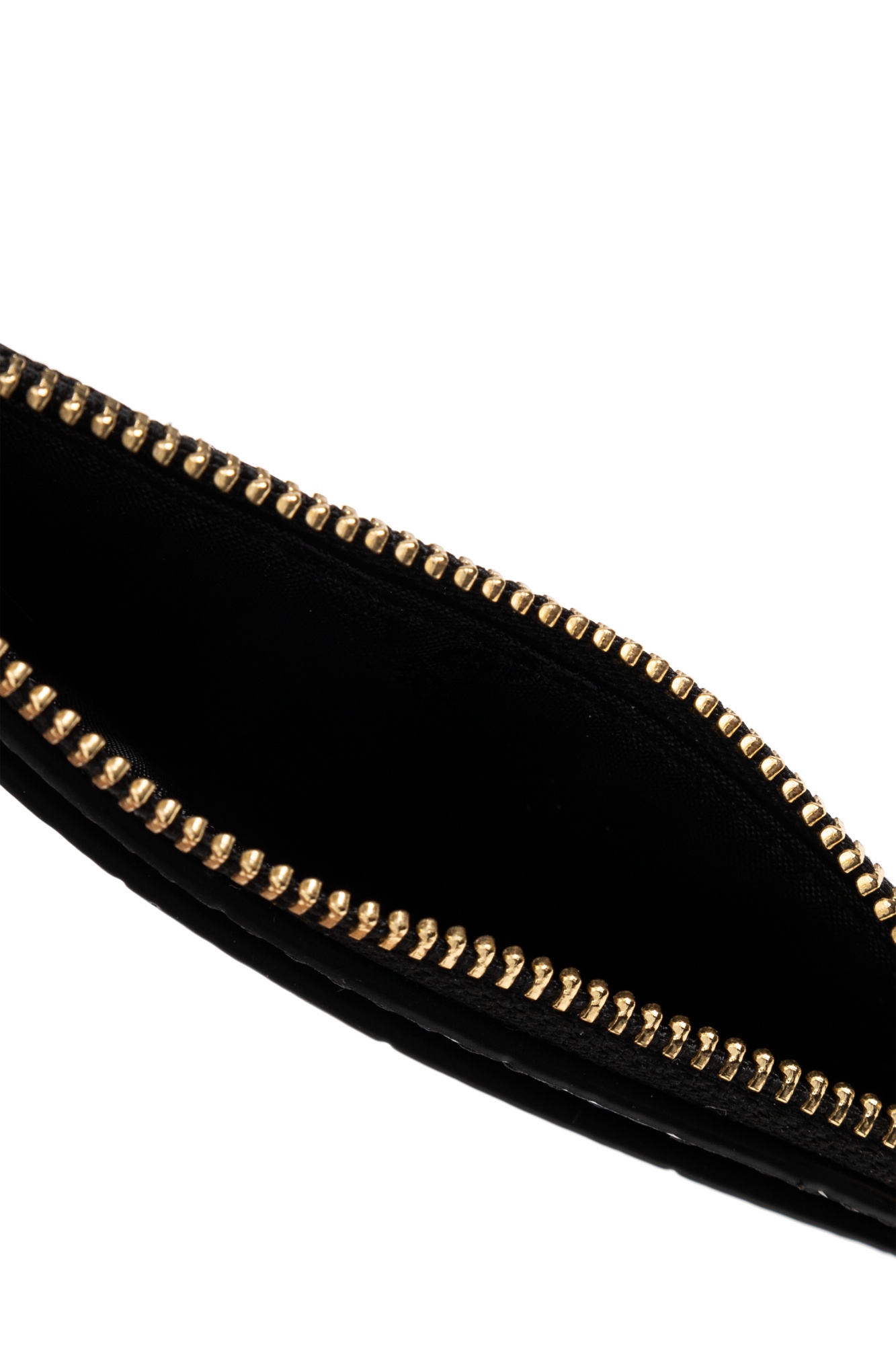Shop Michael Michael Kors Crocodile-embossed Cardholder In Black
