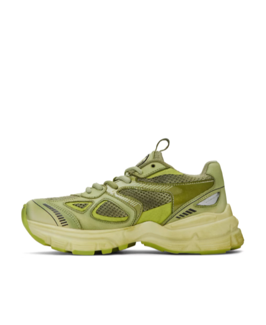 Axel Arigato Green Marathon Dip-dye Sneakers In Green