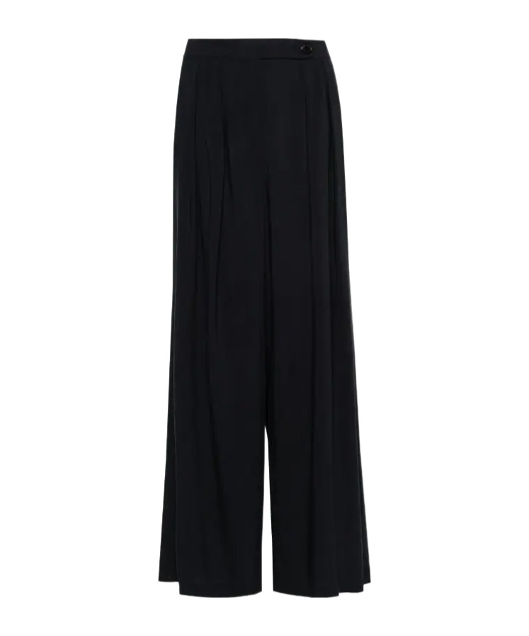 Dries Van Noten Elastic Waist Casual Pants In Black