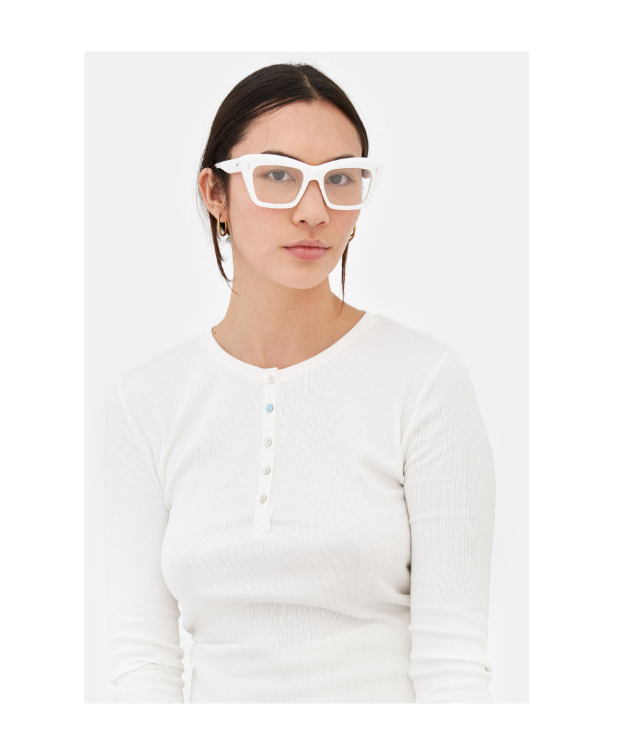 Retrosuperfuture Logo Flat Mirror In White